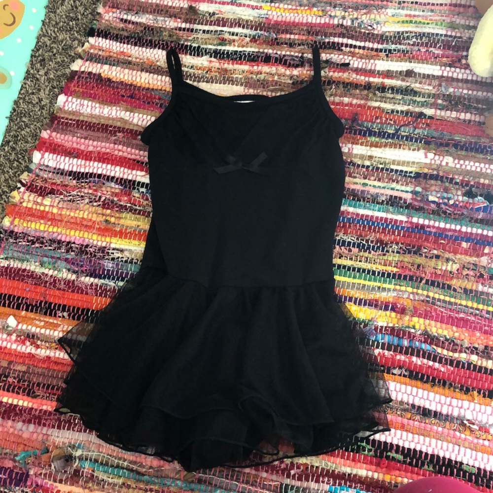 Ballerina onesie with attached tutu